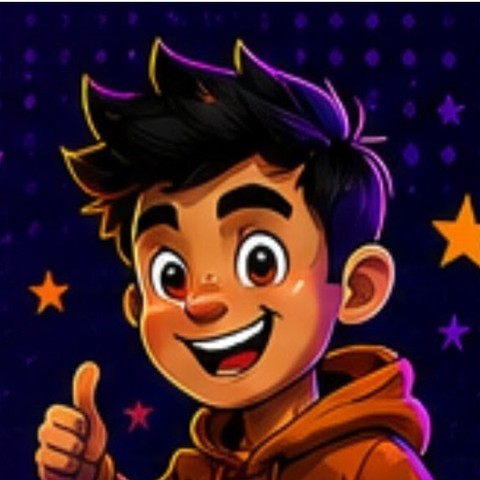 Friendly animated boy mascot giving thumbs up
